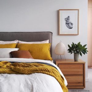 Leather Cushion - Tan ( No fill, tiny marks)