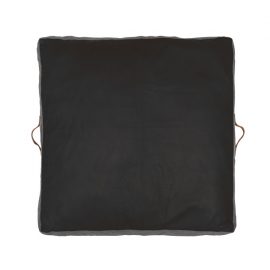 Leather Floor Pad Square - Black