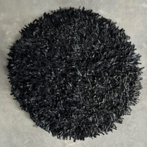 LEATHER SHAG RUG